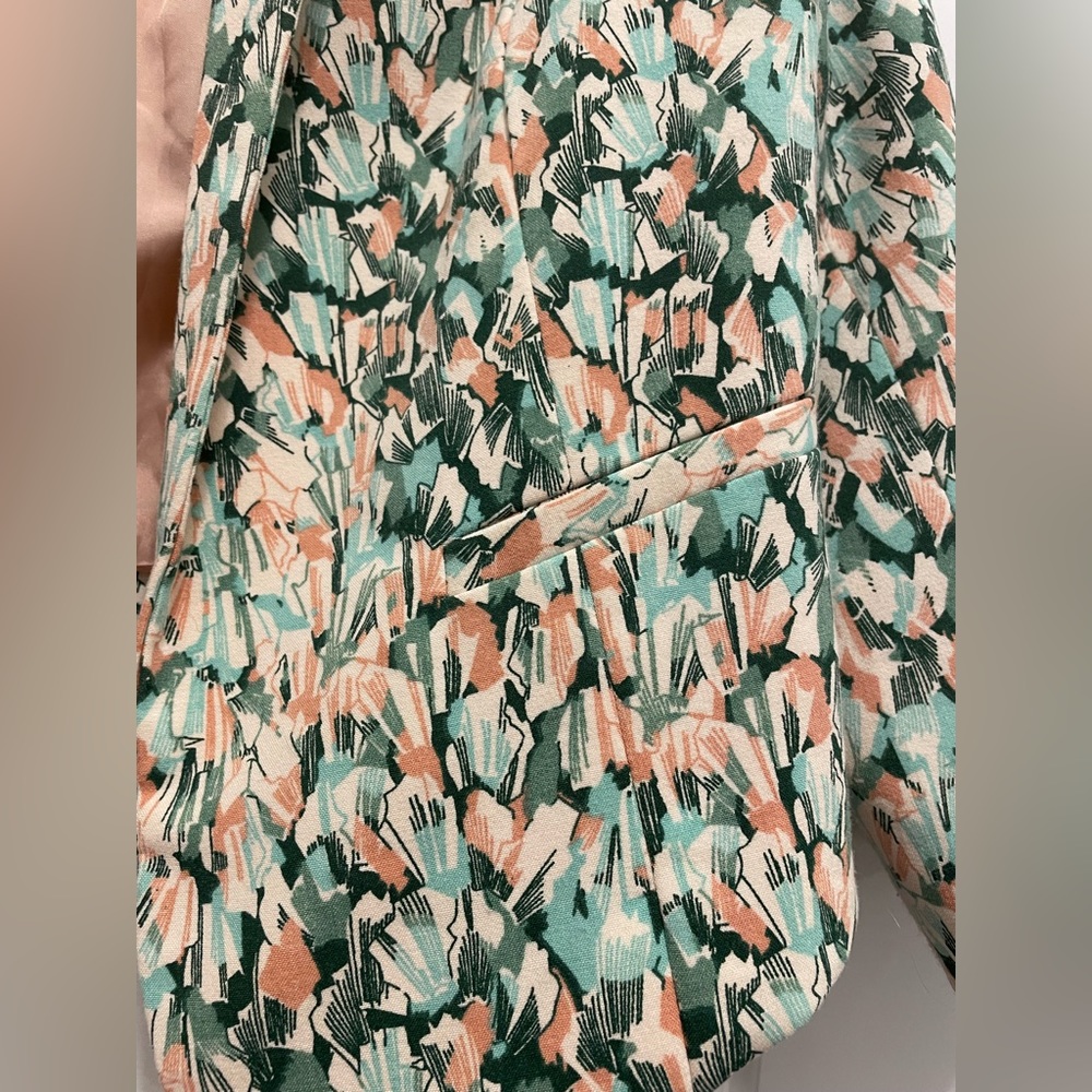 H&M Cropped Patterned Blazer - Picture 2 of 4